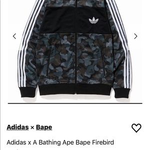 Adidas x bathing ape firebird jacket